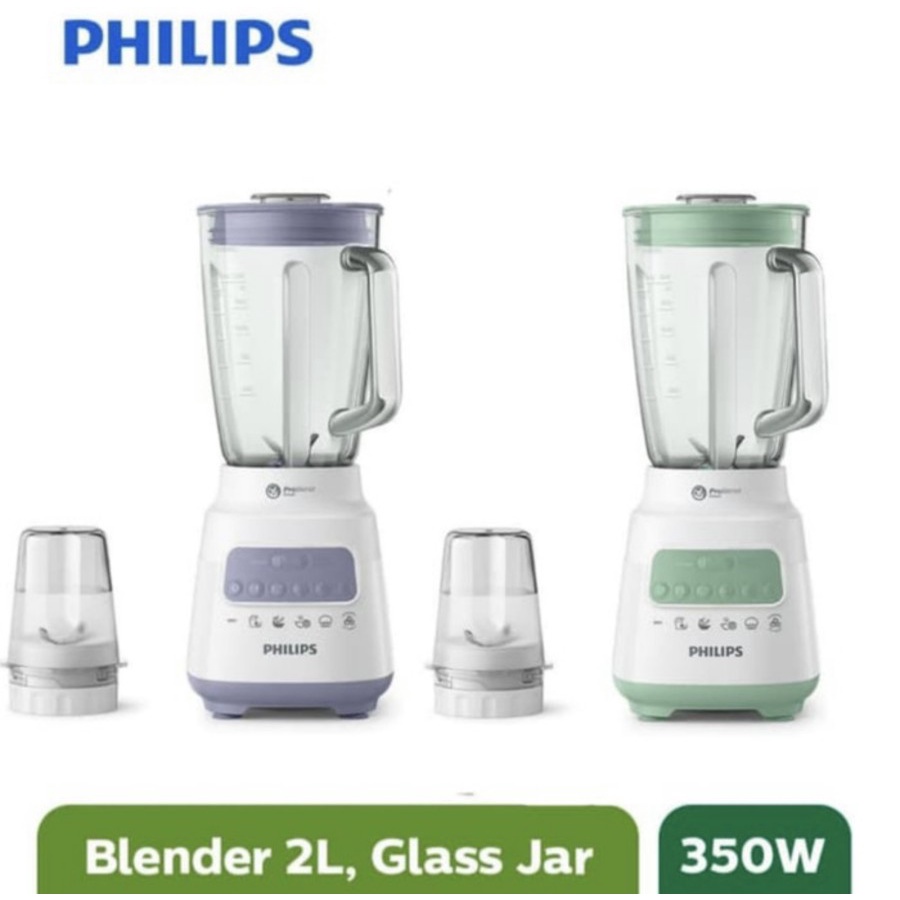 PHILIPS BLENDER HR 2222/ 2221 / 2115 PLASTIK 5 KECEPATAN KAPASITAS 2 LITER HR 2222 GLASS JAR KACA