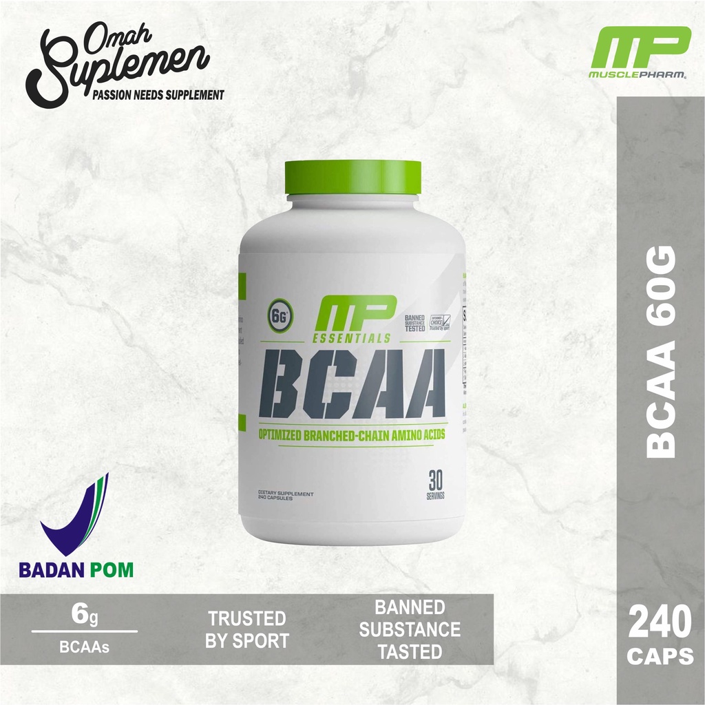 Musclepharm MP BCAA 3:1:2 240 caps mp bcaa 240caps