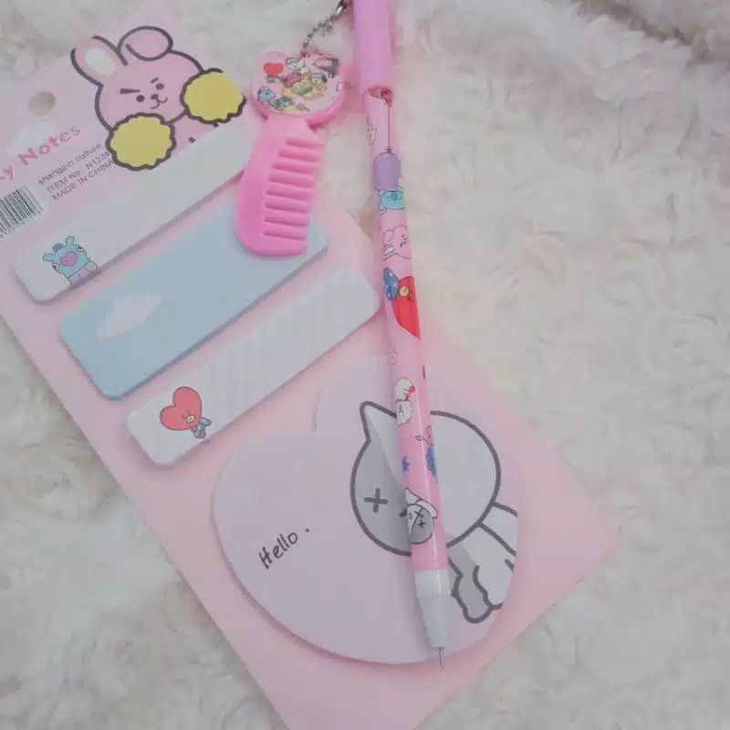 

Pulpen Gel Motif BTS / BT21 Gantungan Sisir