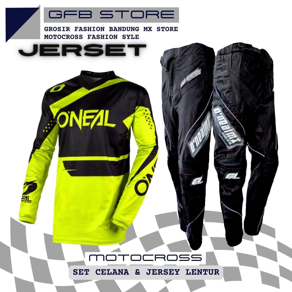 Jersey set pants motocross trail