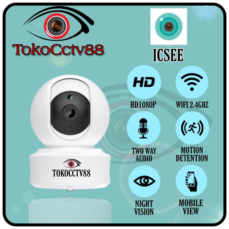 NEW SMART IP CCTV WIFI 8MP 1080P IP CAMERA APLIKASI ICSEE