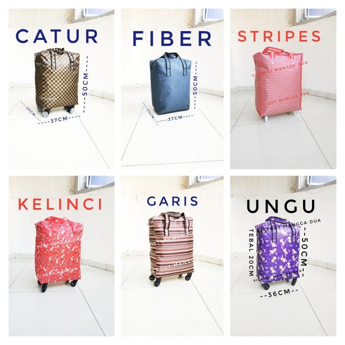 Tas travel, tas troli, tas lipat, tas roda, tote panda hitam