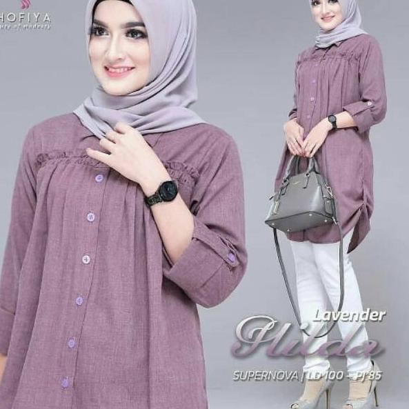 Menarik.. Hilda Tunik Baju Atasan Wanita Dewasa Terbaru Kekinian