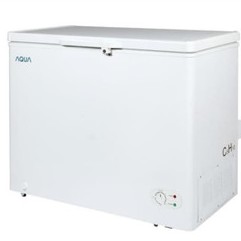 CHEST FREEZER AQUA AQF 305 DC DUAL CHAMBER KULKAS BOX PEMBEKU 290L
