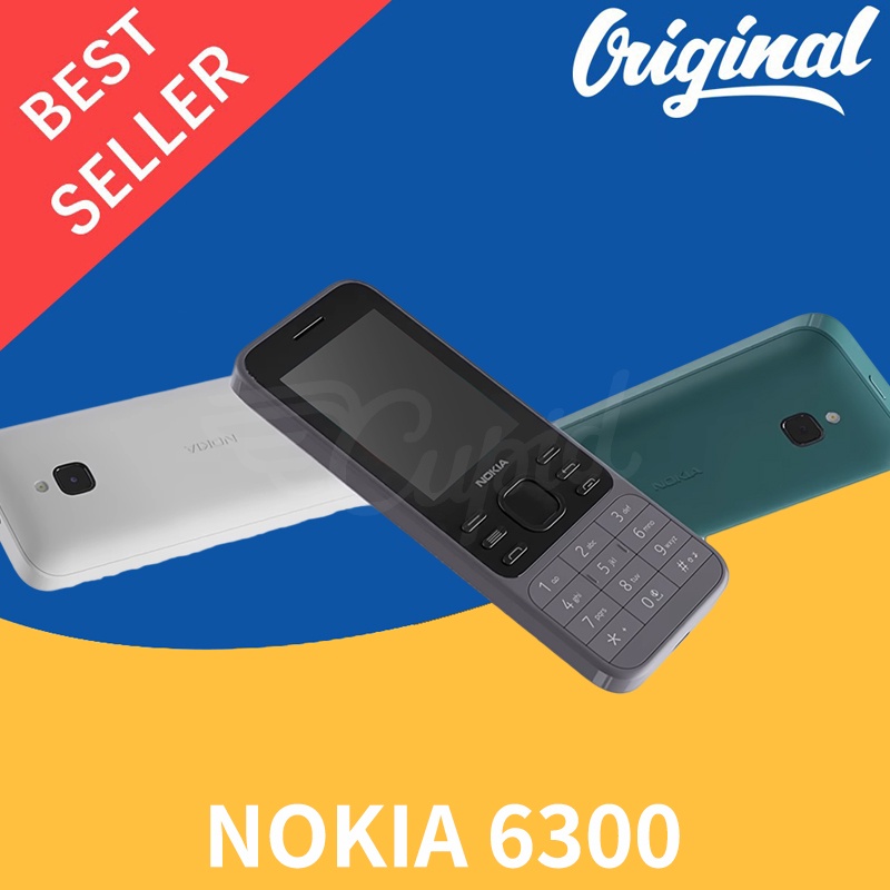 CUPID New Nokia 6300 2021 HANDPHONE Nokia Hp murah Mobile Phone Only 2G