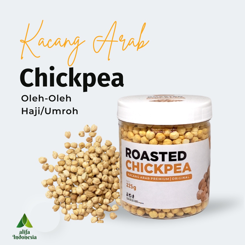 

Kacang Arab Premium Panggang Renyah & Gurih Original 100% Roasted Chickpeas Chickpea Garbanzo Hummus organik