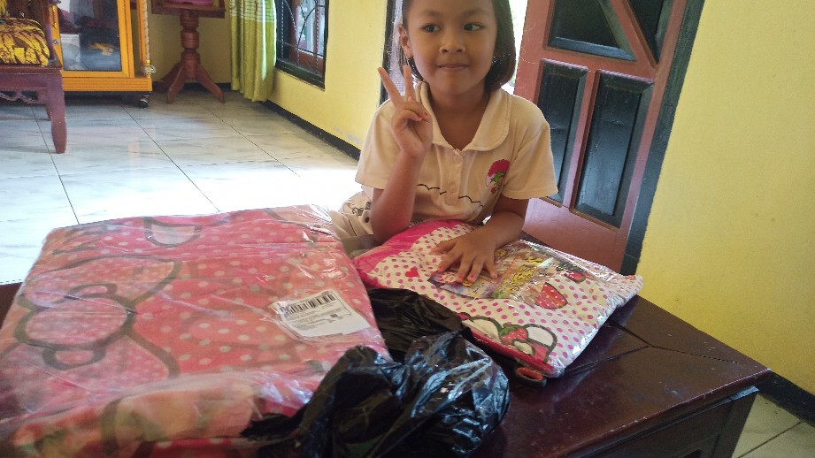 Kelambu Karakter Hellokitty / Klambu Anti Nyamuk Karakter