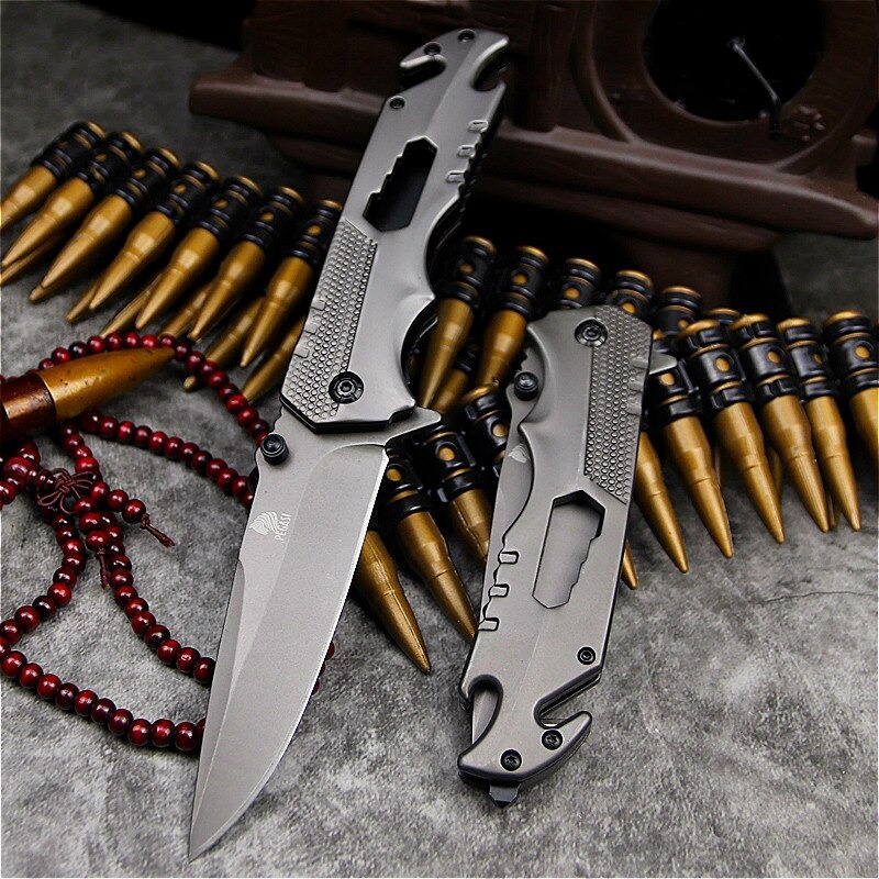 PISAU SAKU LIPAT PISAU SURVIVAL BERBURU PORTABLE OUTDOOR KNIFE TOOL