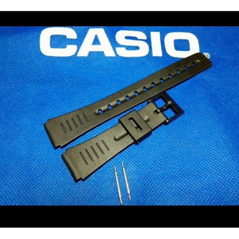 TALI JAM TANGAN CASIO DB36 W59 F91 F94 F105 RUBBER STRAP TALI JAM CASIO W 59 FREE PEN