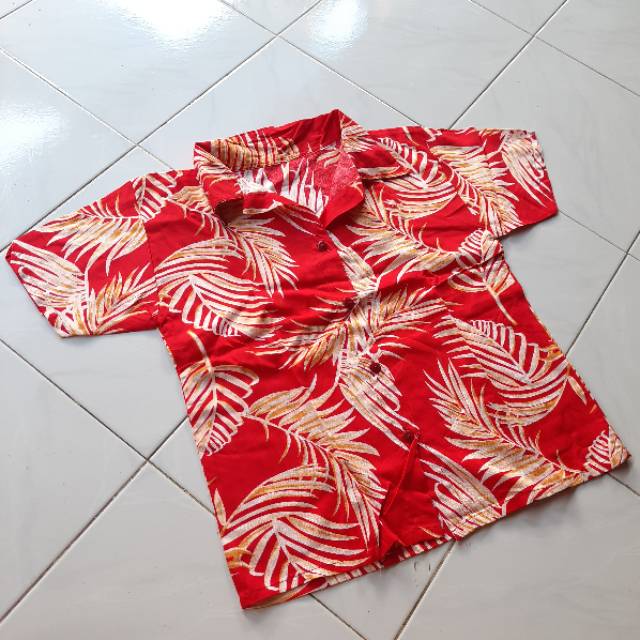 Kemeja Wanita/ Kemeja Pantai Murah / Baju Wanita Murah Motif Pantai