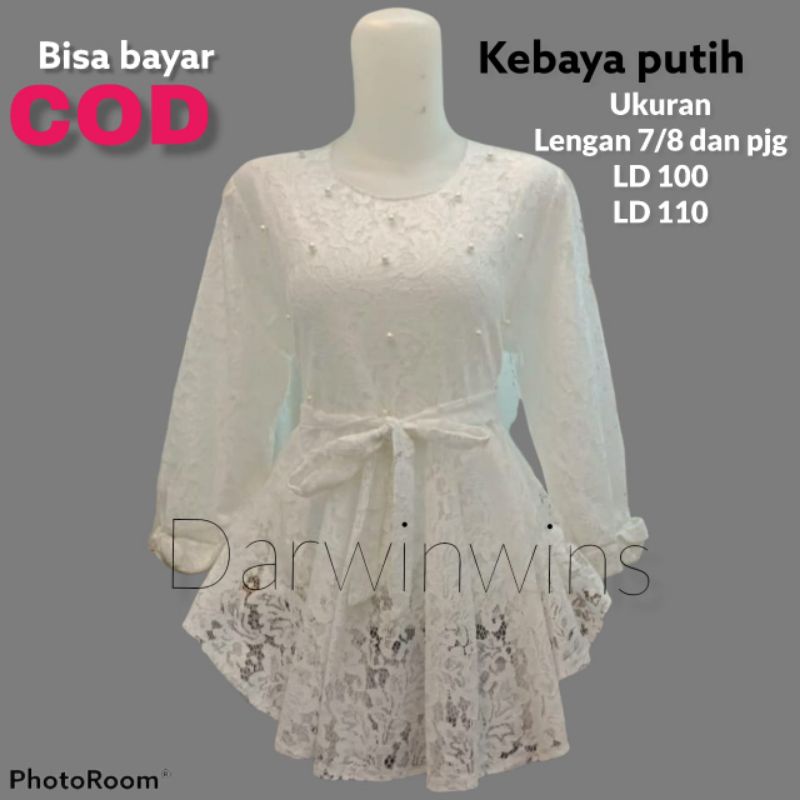 ⭐⭐⭐⭐⭐ (Kebaya putih) ATASAN BRUKAT BLUS BRUKAT BLUS FULL BRUKAT ATASAN PUTIH BRUKAT ATASAN PUTIH BRU