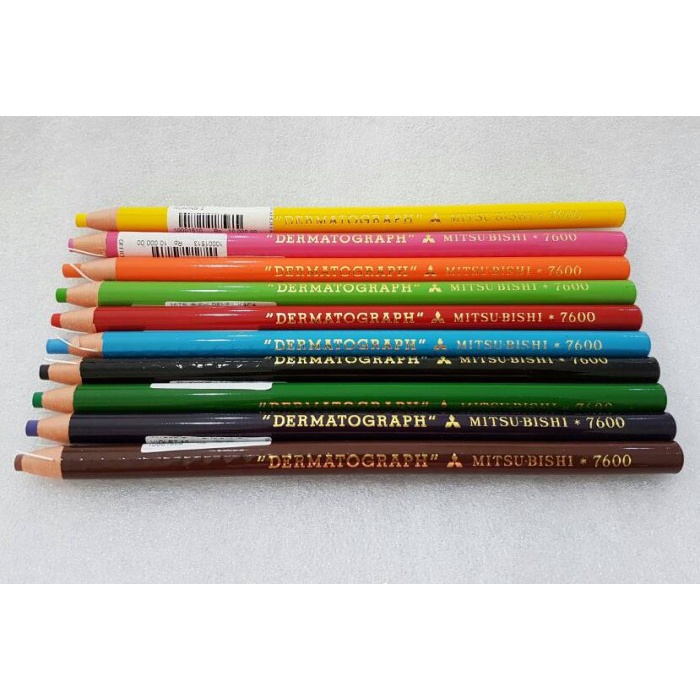 

WARNAPENSIL- MITSUBISHI PENSIL KACA DERMATOGRAPH -PENSIL WARNA