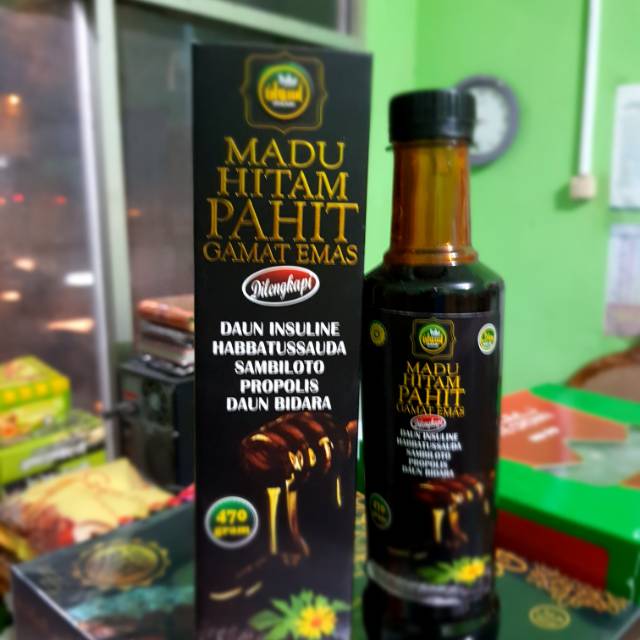 Madu hitam pahit plus gamat emas