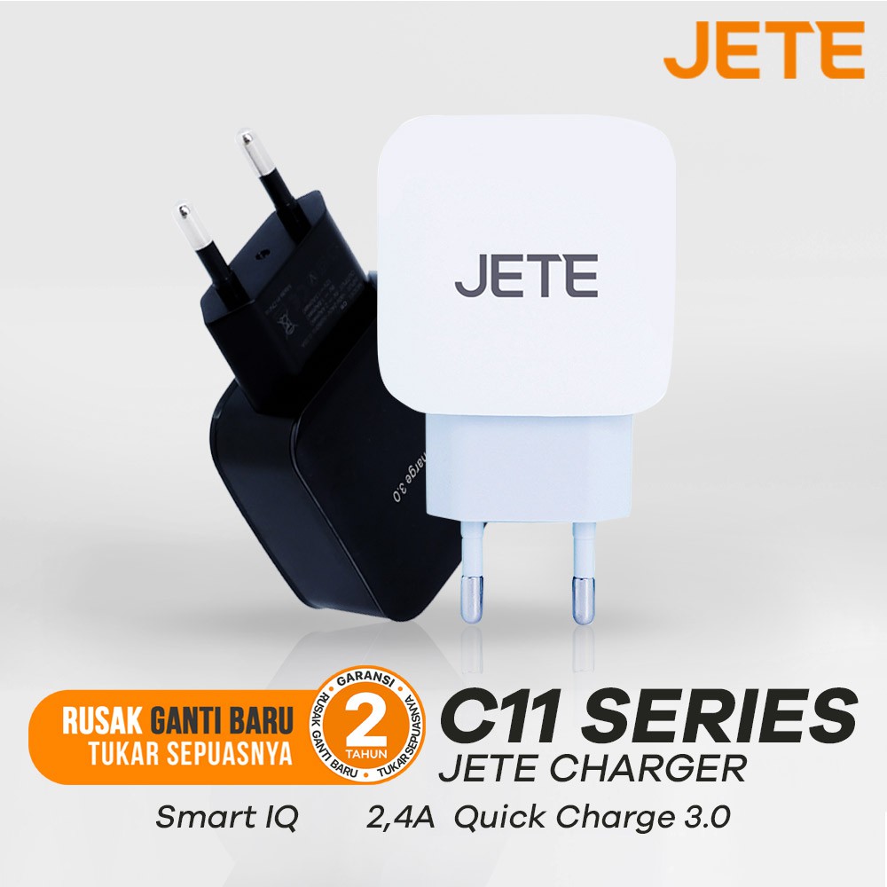 Charger Quick Charge 3.0 JETE C11  - Garansi Resmi 12 Bulan