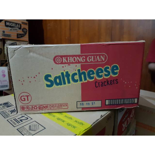 

Khong Guan SaltCheese Crackers DUS (Isi 24) per KARTON