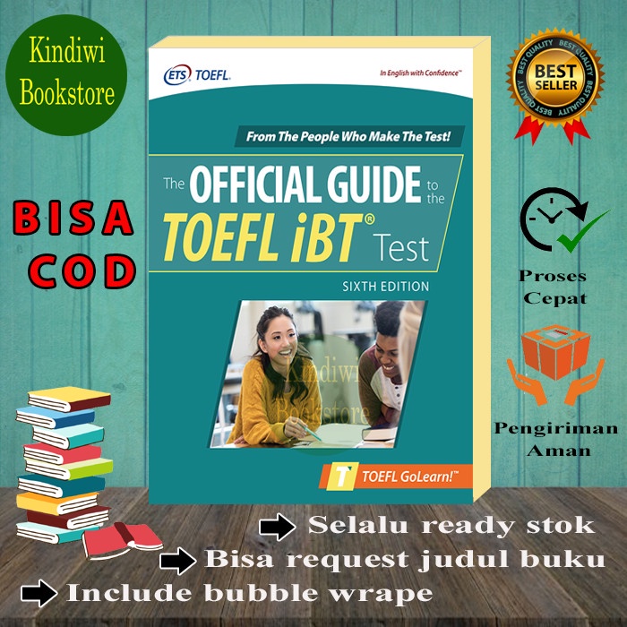 

✨COD✨ Officiall Guide to the TOEFL IBT 6th edition 2021 and Au-dio