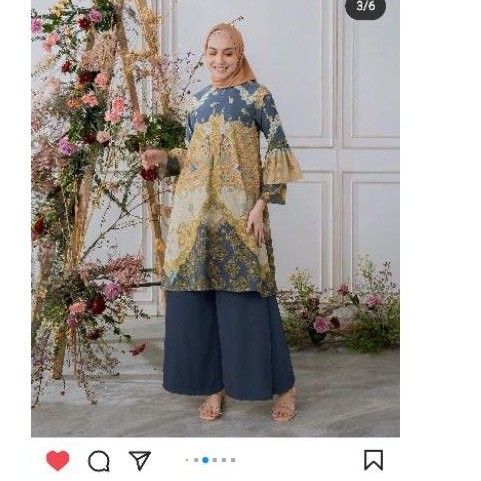 NEW KIRANA TUNIK NAVY BY GEULIS.ID