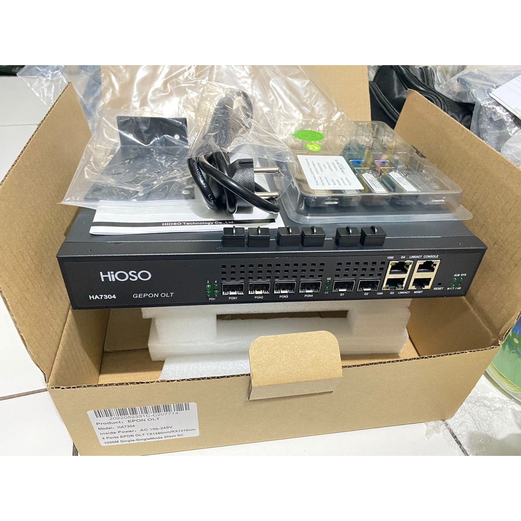 EPON OLT HIOSO HA7304