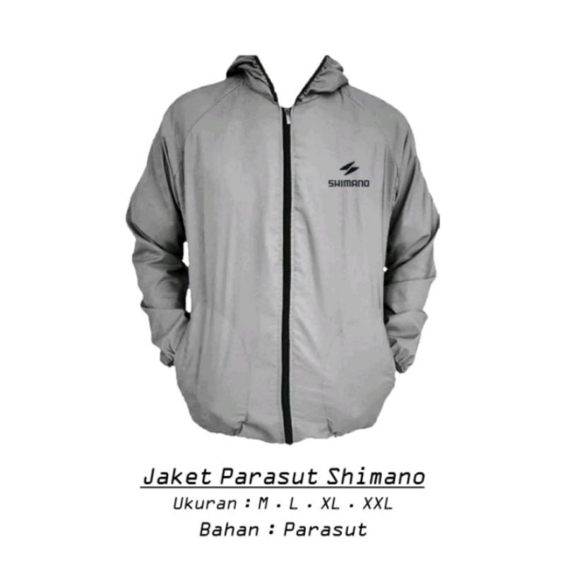 jaket parasut shimano/jaket parasut Mizuno/jaket olahraga bersepeda/joging/lari/M L XL XXL