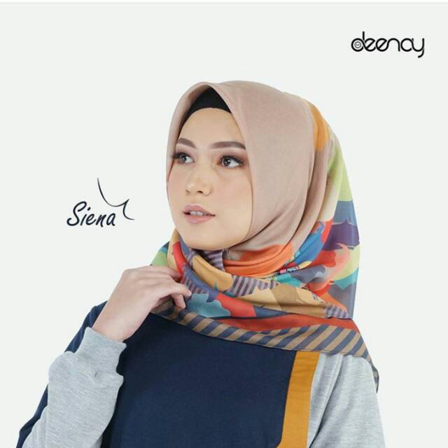 SIENA - Kerudung Deenay Original Voal Scarf Printed Motif