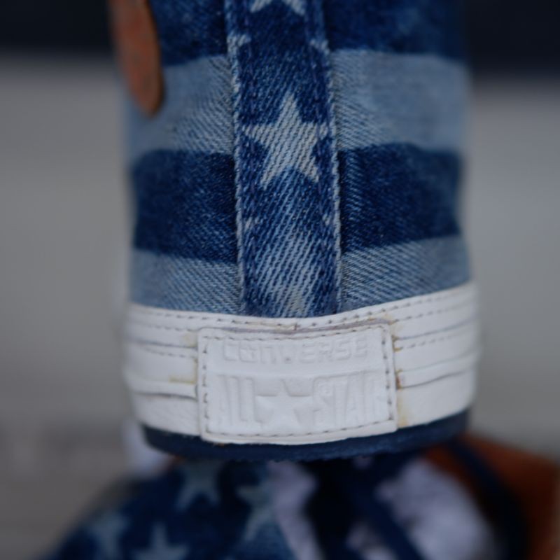Converse Chuck Taylor Hi Premium Post Denim American Flag