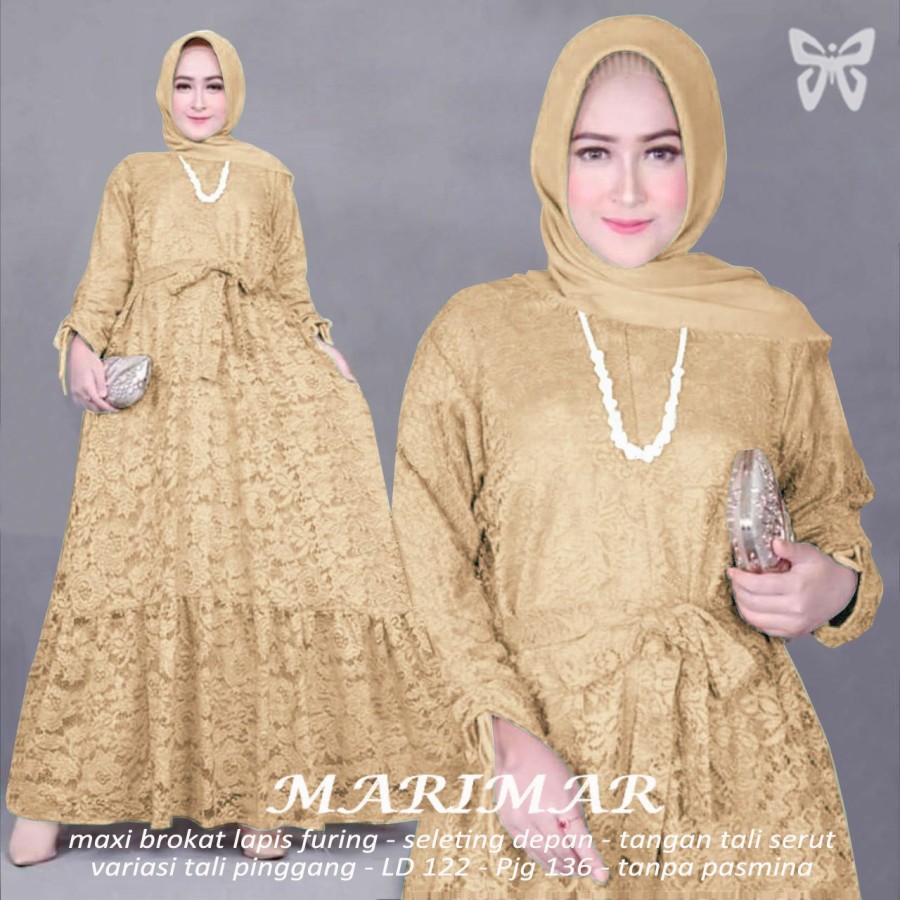 TERBARU GAMIS GAUL 2020 BAJU CEWEK / Maxi Jumbo 3XL  BROKAT GAMIS SIMPLE GAMIS BASIC GAMIS