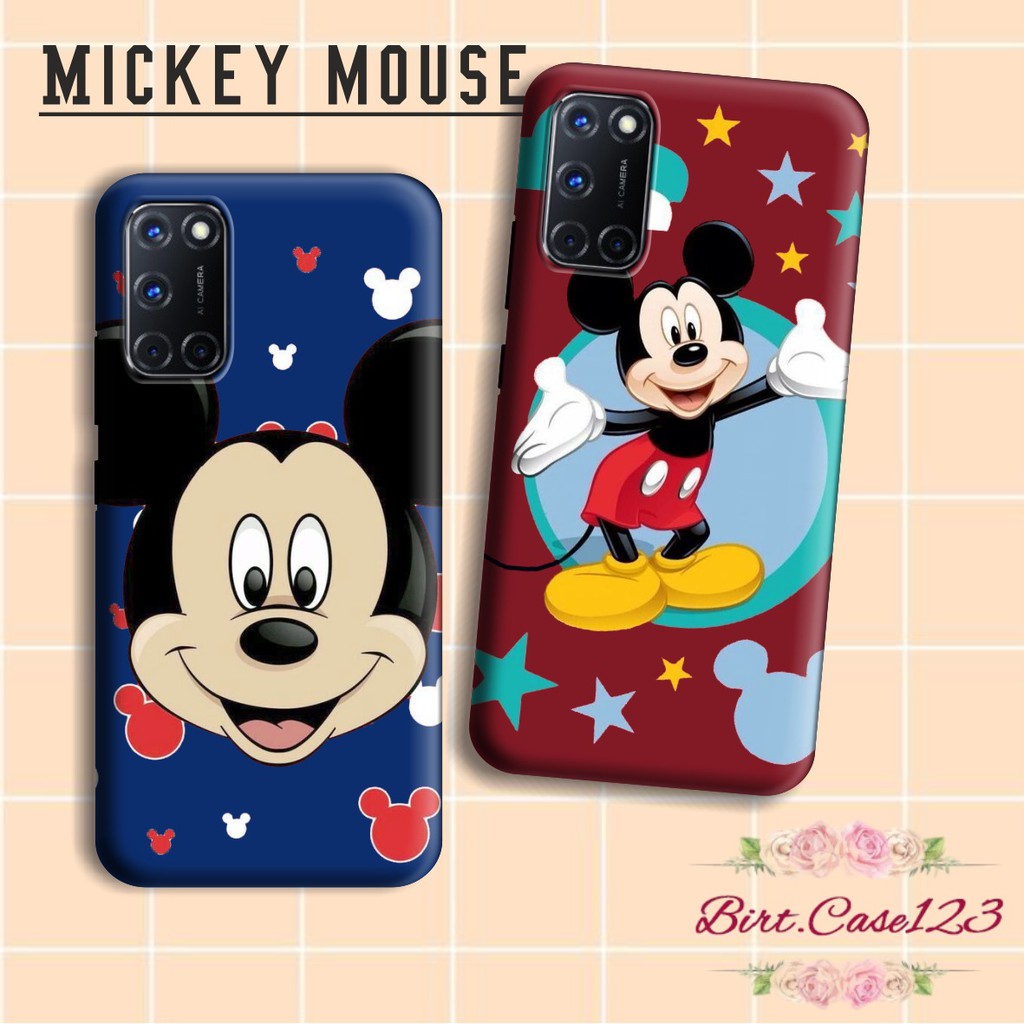 Softcase MICKEY MOUSE Oppo A3s A1k A5 A9 2020 A7 F9 A5s A31 A52 A92 A37 A53 A83 F1s F11 Pro BC770