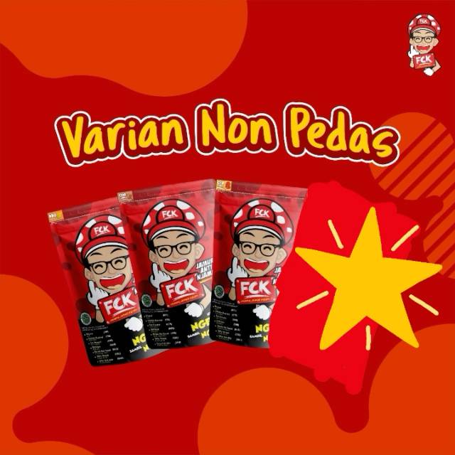 

Paket hemat 3 pcs jamur fck non pedas