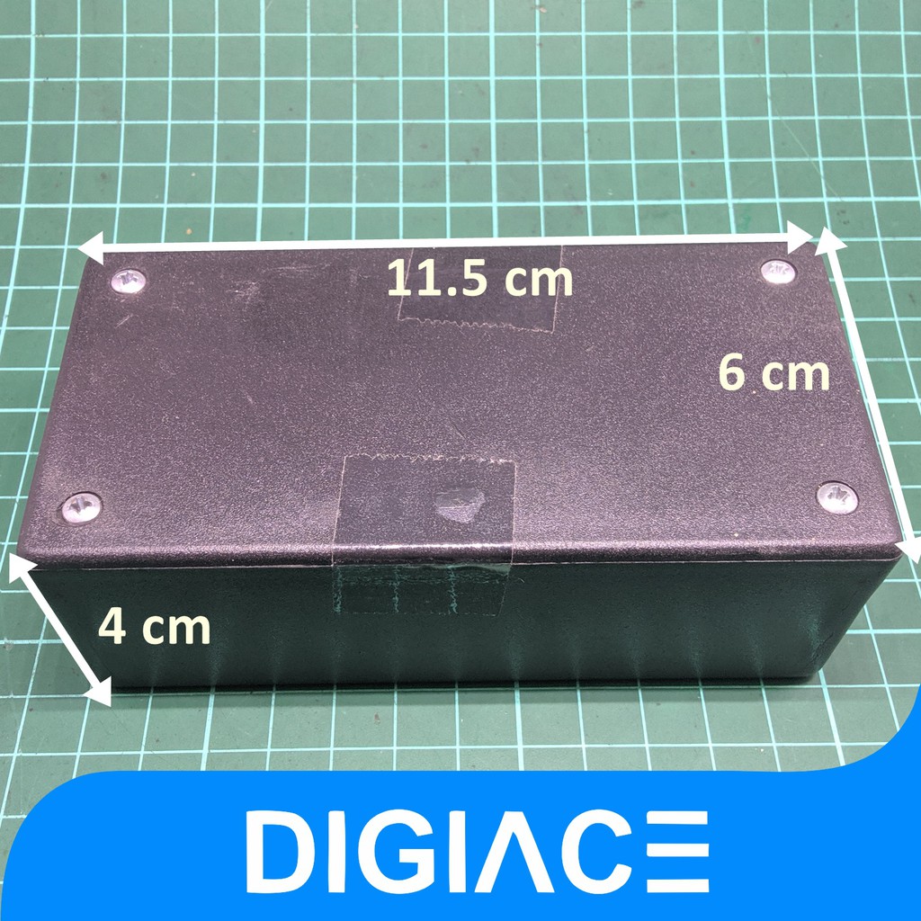 Box X2 / Box projek 12 panjang / Box plastik hitam