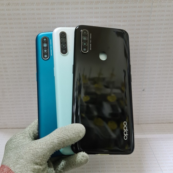 Backdoor Tutup belakang Back Casing Kesing Housing OPPO A31 2020 ORI - Mystery Black