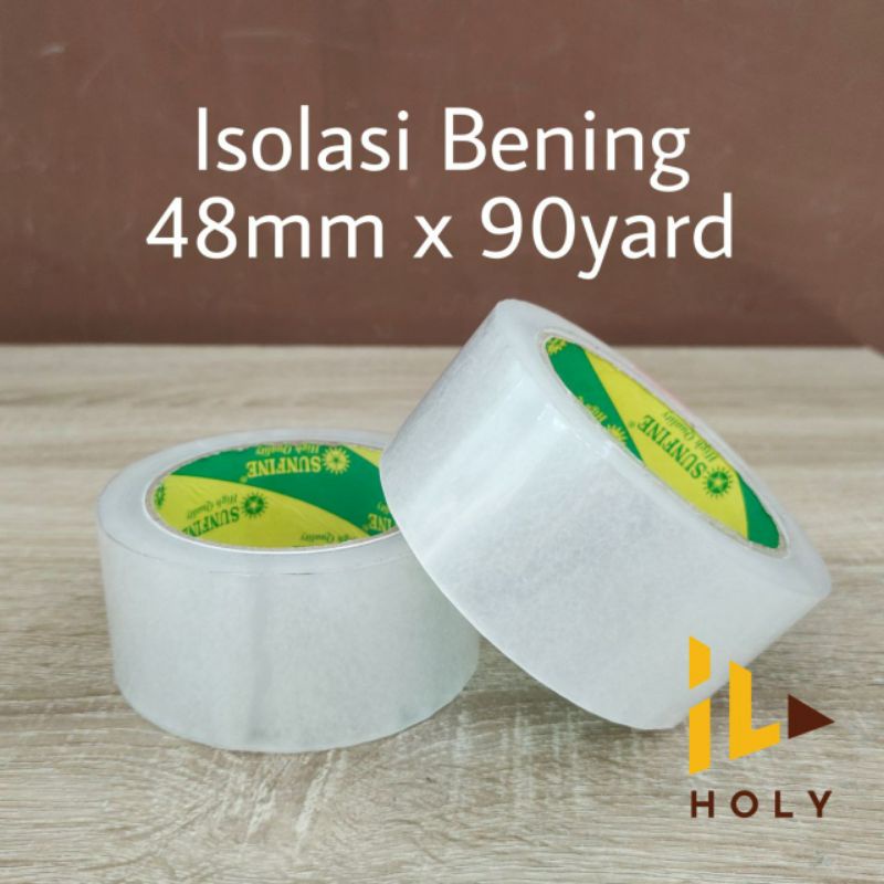 

Lakban Isolasi Bening 48mm x 90yard / Isolasi Bening 2" inch