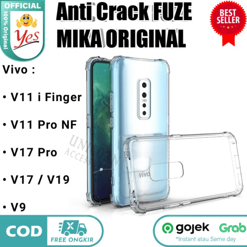 Case Vivo V11i V11 Pro V17 Pro V17 V19 V9 V20 Pro Casing Anti Crack Fuze Hardcase Acrylic Mika Benin