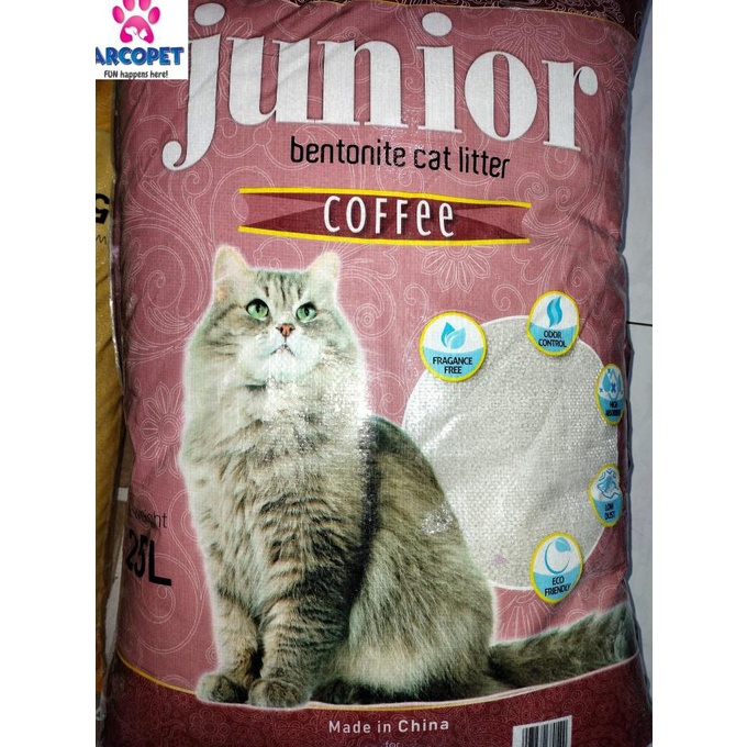 Jual Diskon PASIR JUNIOR BENTONITE CAT LITTER - 25L - PASIR KUCING