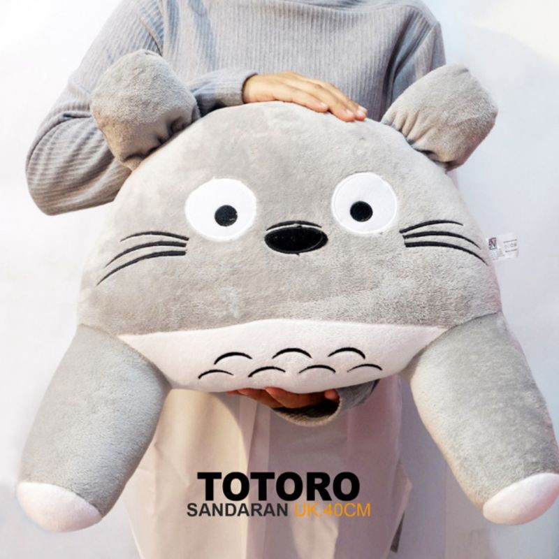 Bantal punggung boneka totoro bantal sandaran mobil kursi kantor lucu