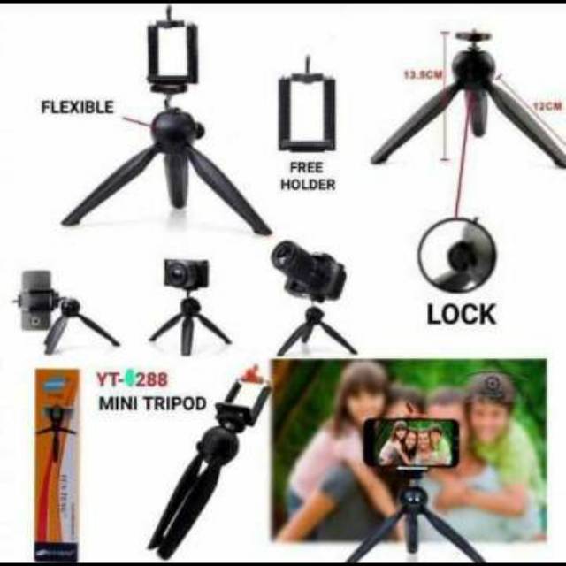 Tripod yunteng YT-288 mini tripod yunteng YT-228 holder U