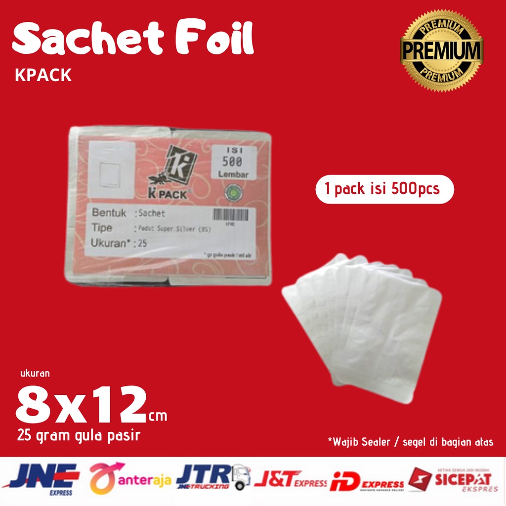 Jual Kemasan Sachet Aluminiumfoil X Kpack Gr Kemasan Masker