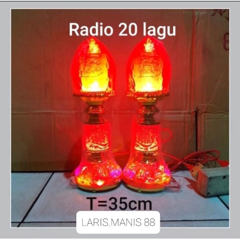 Radio sembahyang Set +Lampu Sembahyang Kristal full LED Taiwan
