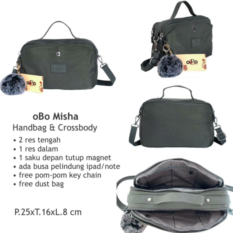 TAS SELEMPANG WANITA OBO MISHA ORIGINAL CROSSBODY