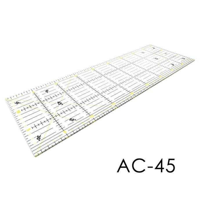 

FREYA Quilting Ruler 15x45cm - Penggaris Jahit Quilting AC-45