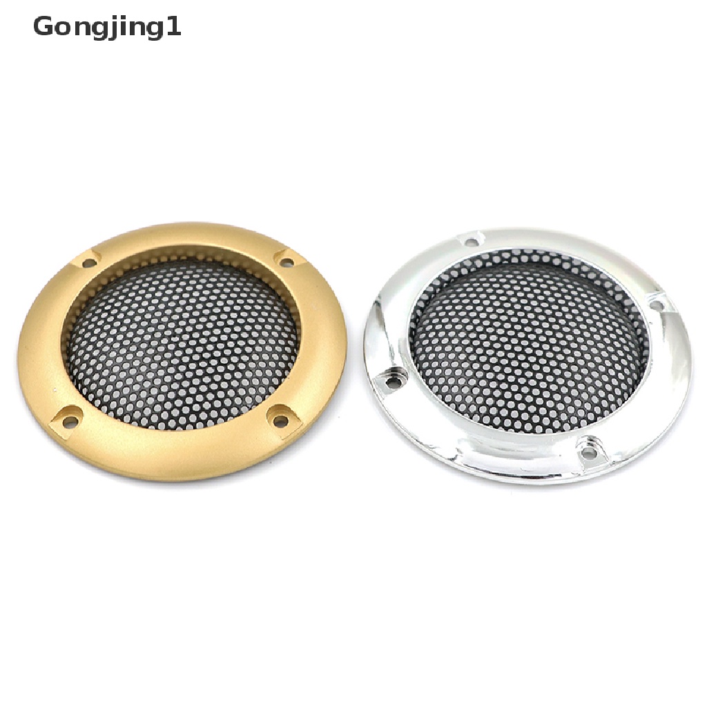 Gongjing1 2pcs cover speaker Audio Ukuran 2 &quot;Bahan metal mesh