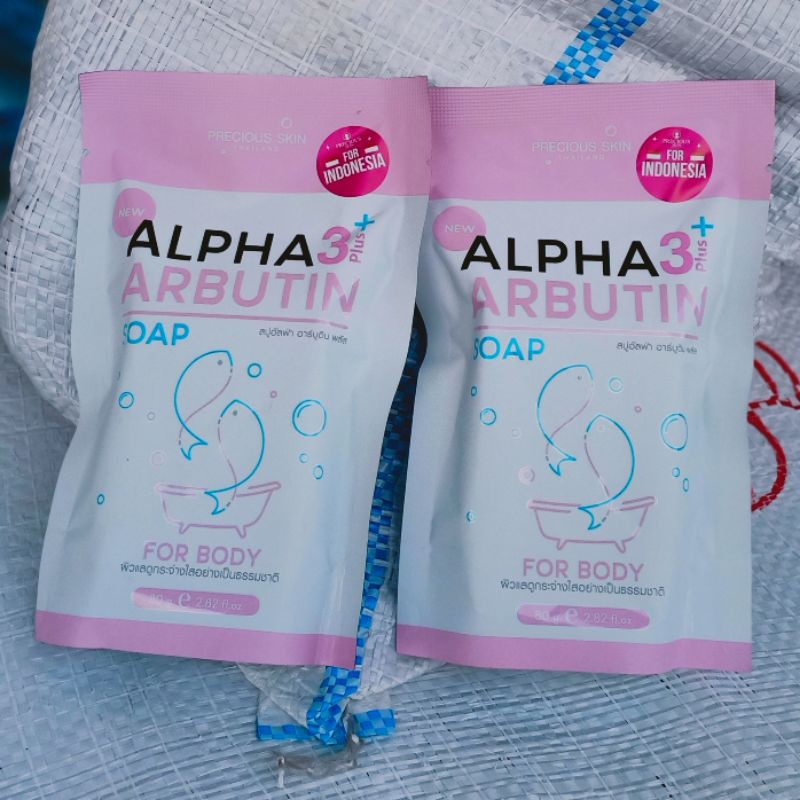 Alpha Arbutin Soap 3 Plush Bpom Sabun Pemutih Original Sabun Batang