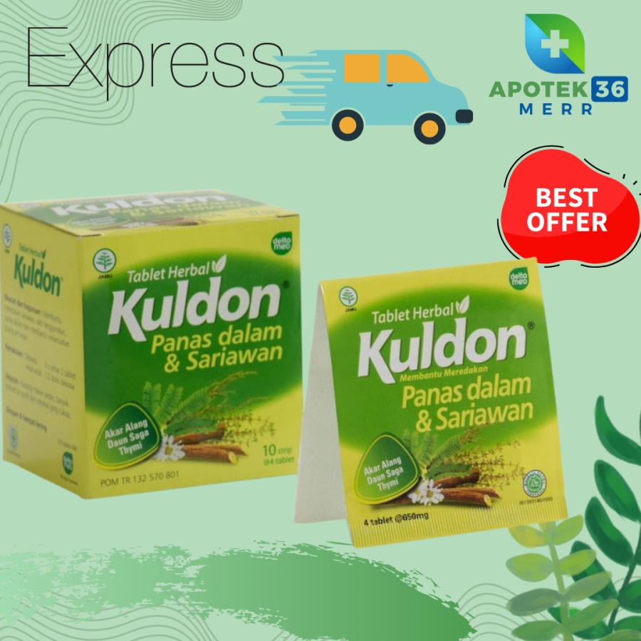 KULDON TABLET SARIAWAN 4'S/STRIP