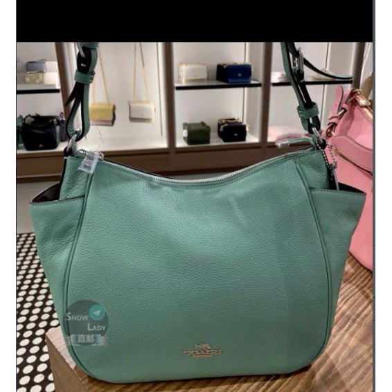 YSZJF   2853   Coach Outlet handbag RORI shoulder bag shipping first layer cowhide, size 29.24.12