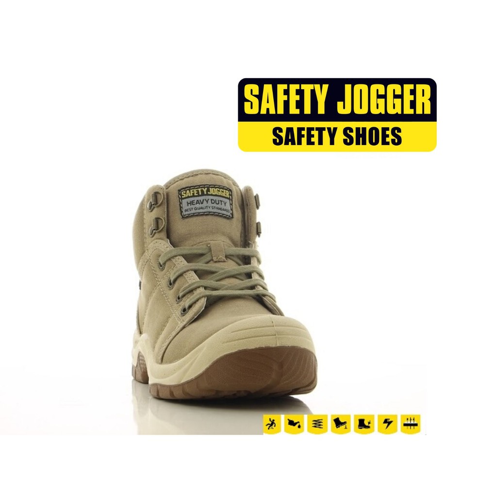 Sepatu Safety JOGGER DESERT CREAM (coklat)