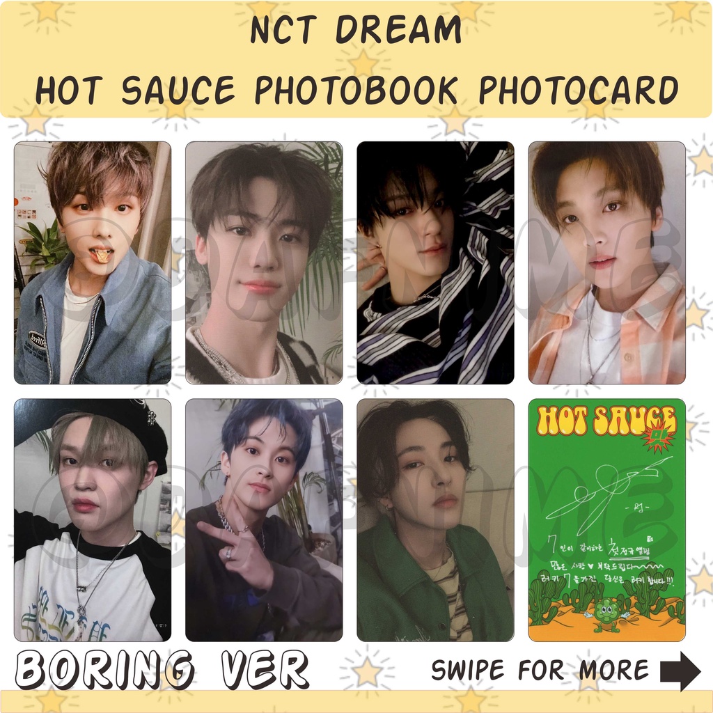 NCT DREAM HOT SAUCE PHOTOCARD UNOFFICIAL