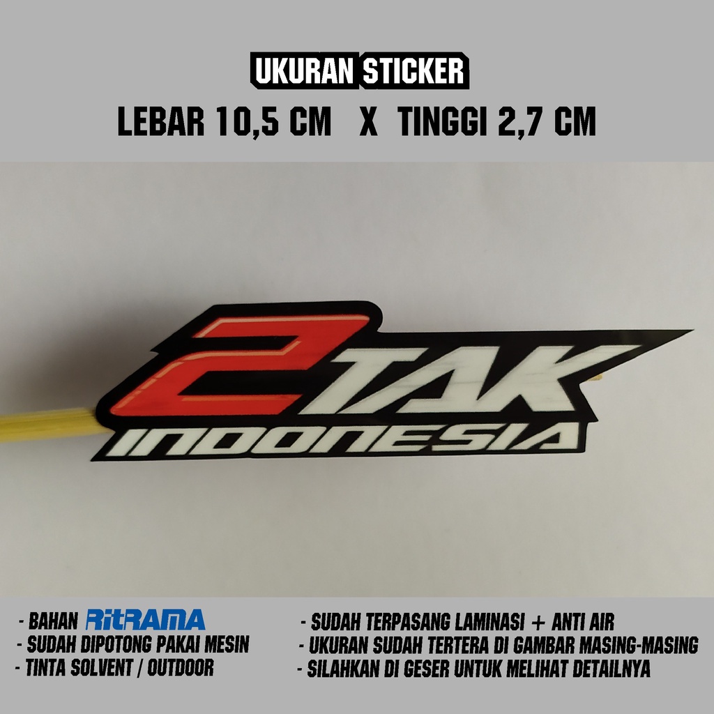 sticker 2 tak terbaru / sticker two stroke viral / sticker bebek goreng / sticker dua tak indonesia / sticker gara gara 2 tak / sticker rx king / sticker 2 tak / dua tak indonesia / sticker 2 tak lovers / sticker fiz r-2 tak indonesia glos