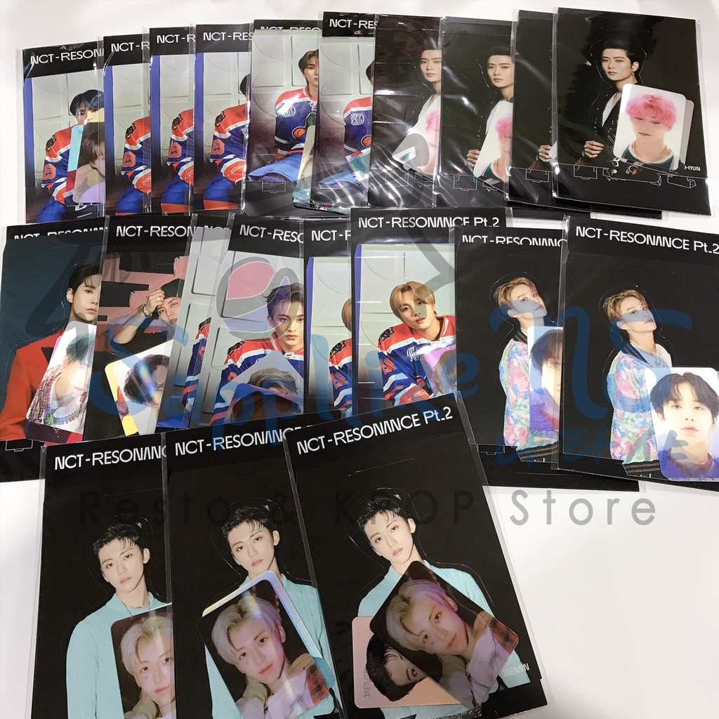 baca deskripsi  nct resonance pt2 lenticular photocard set standee official mark jaehyun sungchan