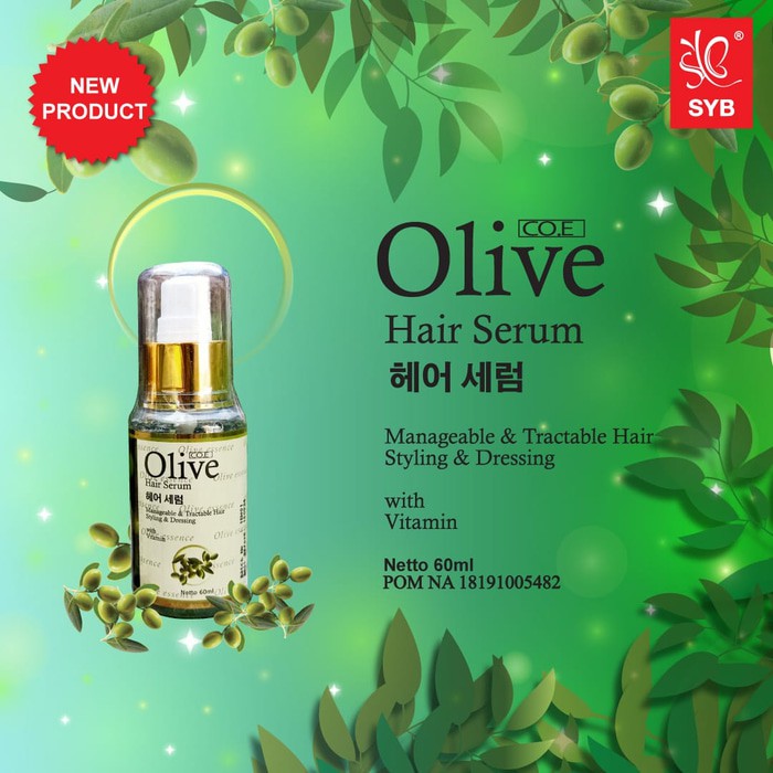 OLIVE HAIR SERUM BPOM VITAMIN RAMBUT olive by COE OLIVE VITAMIN RAMBUT STYLING HAIR SERUM