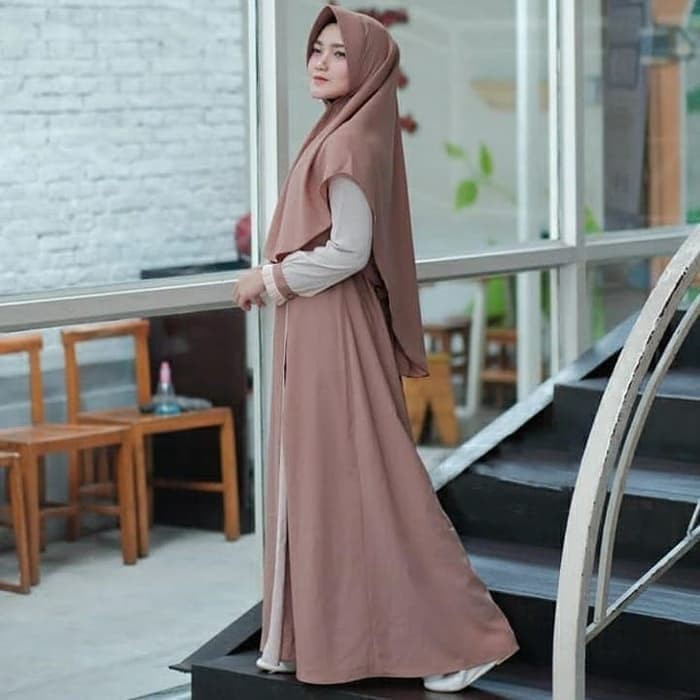 GAMIS MODERN GAMIS HITS 2019 Gamis Syari SET KHIMAR NAYLA SYARI