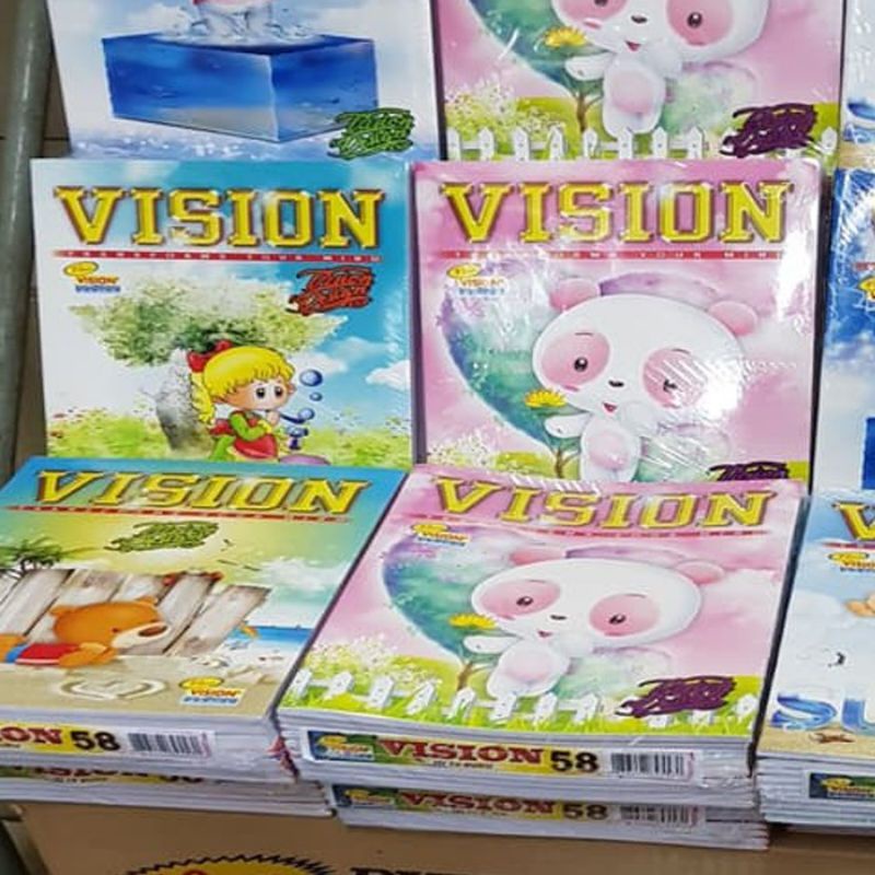 

buku vision/ sidu/ skola isi 58 lembar